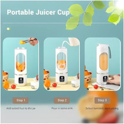 Mini Liquidificador Portátil com 8 Lâminas