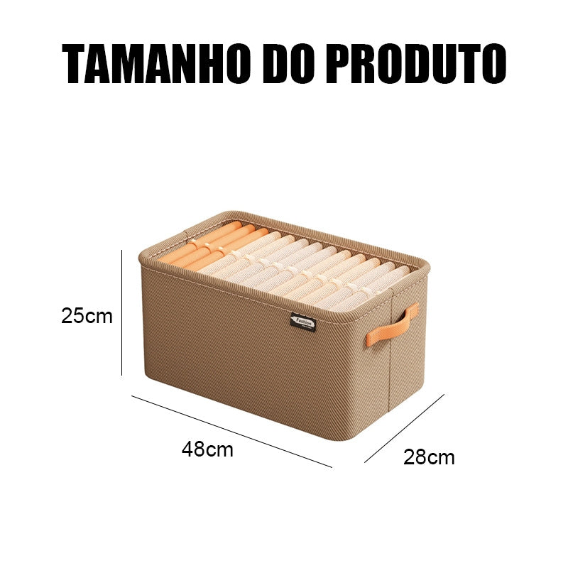 Cesto Organizador Dobrável em Tecido