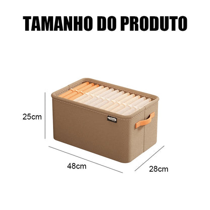 Cesto Organizador Dobrável em Tecido