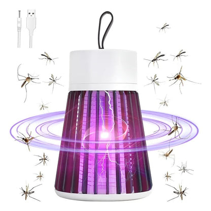Mata-Mosquito Elétrico USB com Luz LED Atrativa