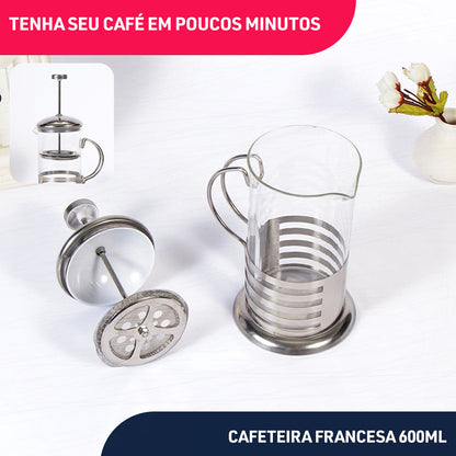 Cremeira Francesa de Inox 600ml