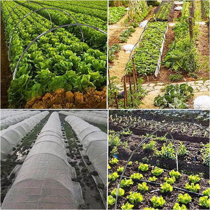 Arcos de Suporte para Estufa e Jardim com Revestimento Antiferrugem