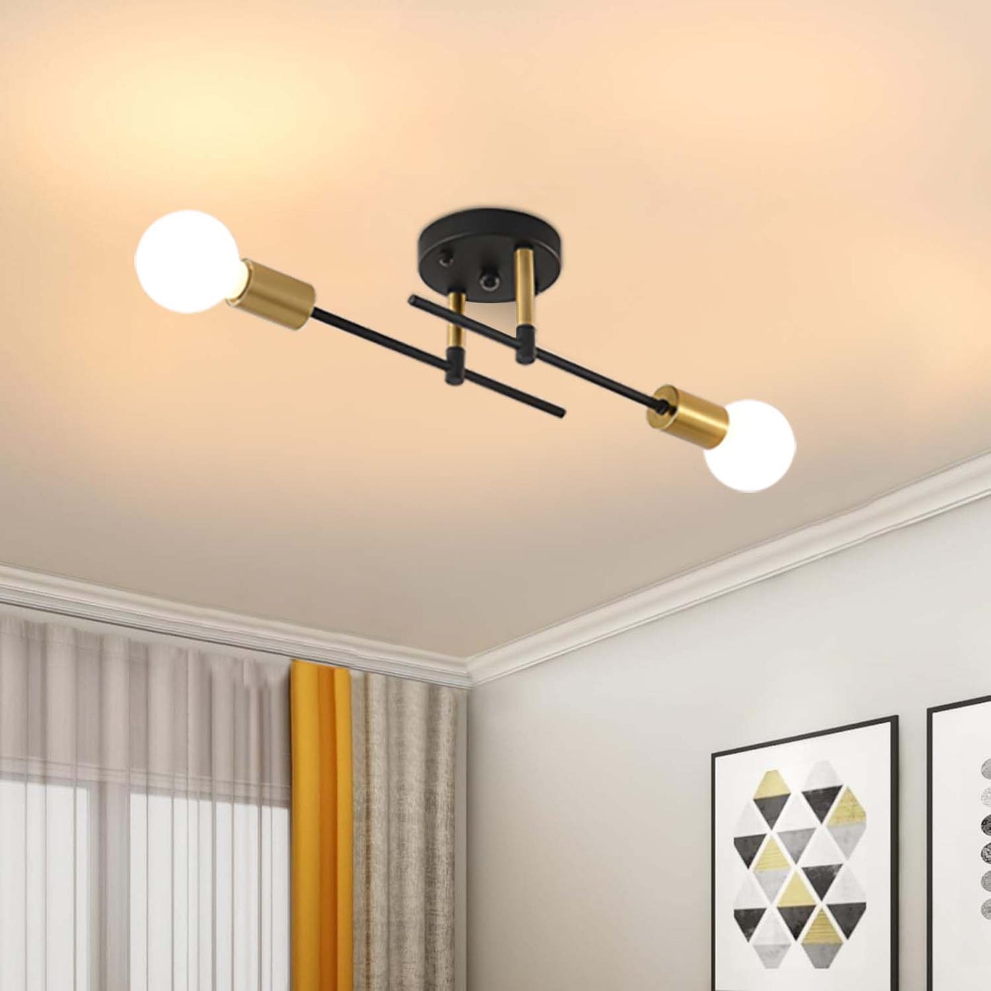 Lustre de Teto Estilo Industrial Retrô