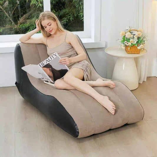 Poltrona Inflável Lazy Portátil e Leve para Relaxamento
