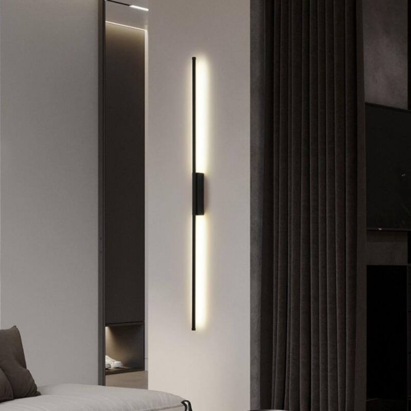 Luminária de Parede Linear LED com 3 Tons de Luz