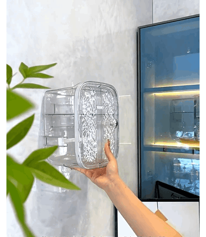 Porta-Papel Higiênico com Bandeja Organizadora para Banheiro