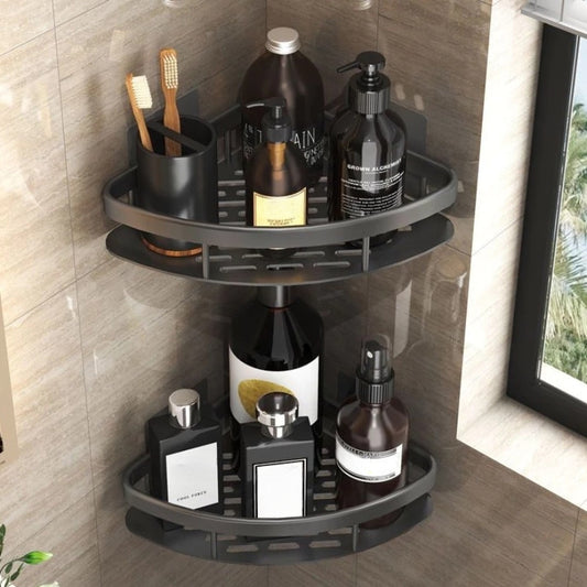 Prateleira de Canto Autoadesiva para Shampoo e Sabonete