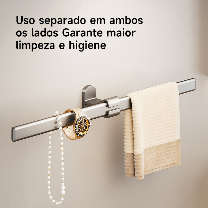 Porta-Toalhas para Banheiro com Braço Móvel