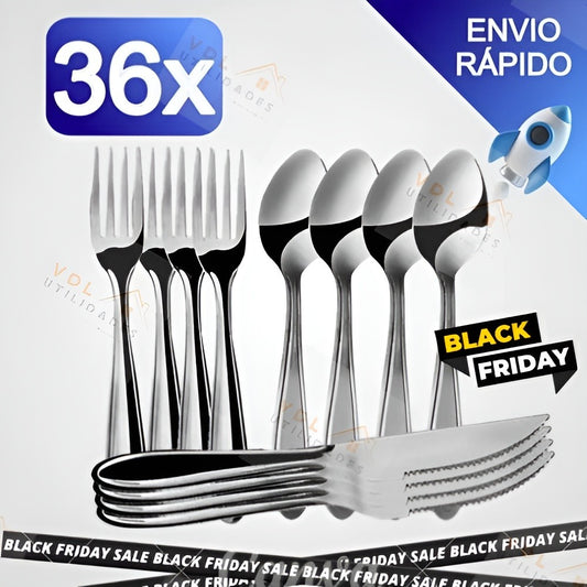 Jogo de Talheres Completo em Inox