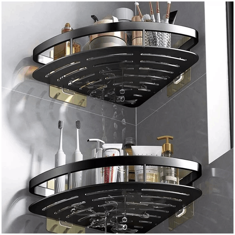 Prateleira de Canto Autoadesiva para Shampoo e Sabonete