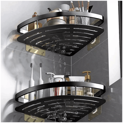 Prateleira de Canto Autoadesiva para Shampoo e Sabonete