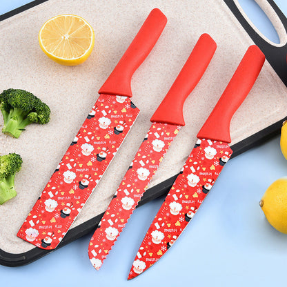 Kit Gourmet de Facas Profissionais para Cozinha e Grill