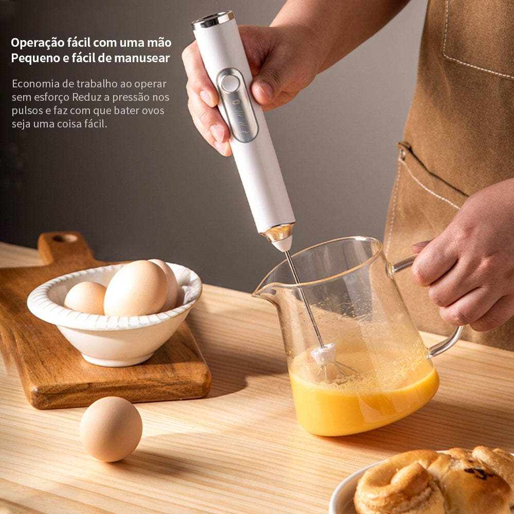 Batedor Elétrico Portátil Multiuso para Cozinha