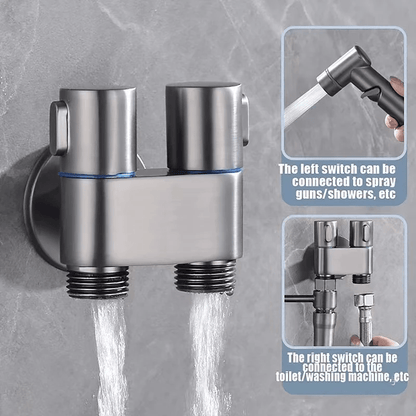 Kit Higiênico para Banheiro com Ducha Manual e Saídas 1/2"