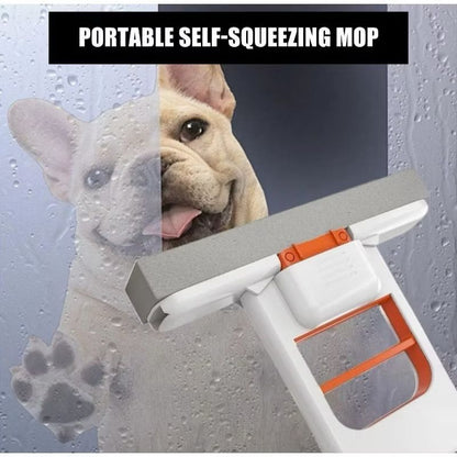 Mini Mop Absorvente com Espremedor Automático