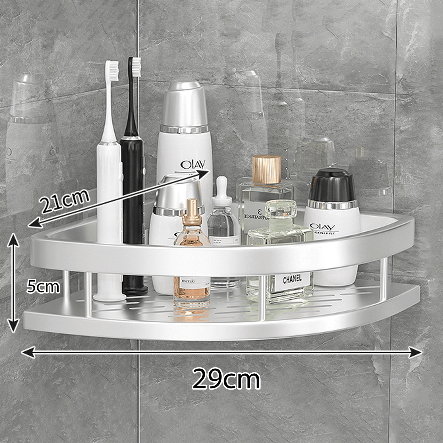 Suporte para Banheiro com Prateleira Multifuncional