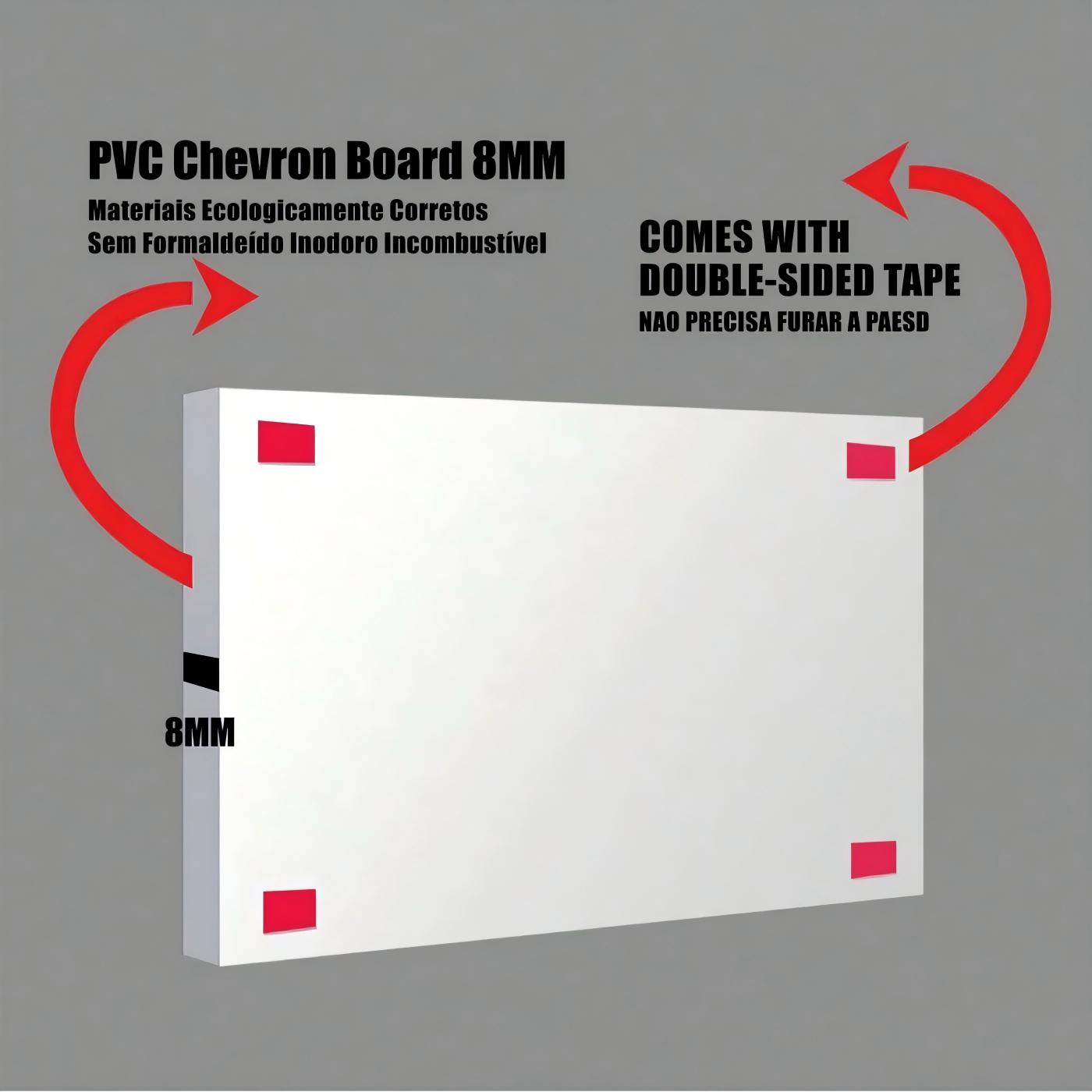 Tríptico Decorativo de Paisagem Retrô