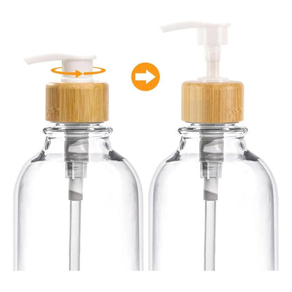 Kit de Acessórios para Banheiro em Bambu