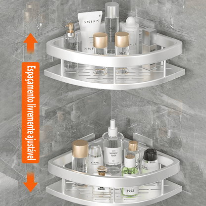 Suporte para Banheiro com Prateleira Multifuncional