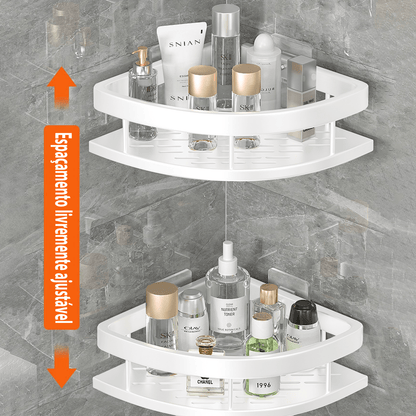 Suporte para Banheiro com Prateleira Multifuncional