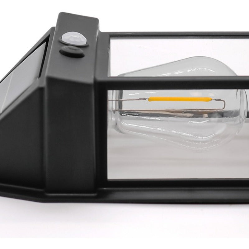 Luminária Solar de Parede Estilo Retrô – Kit com 2 Unidades