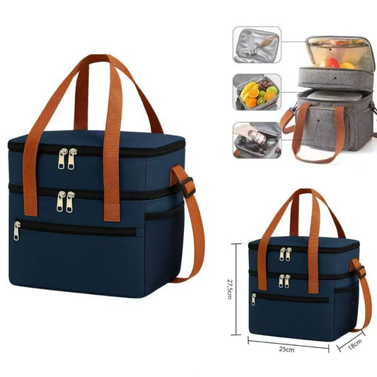 Bolsa Térmica Grande com Dois Compartimentos