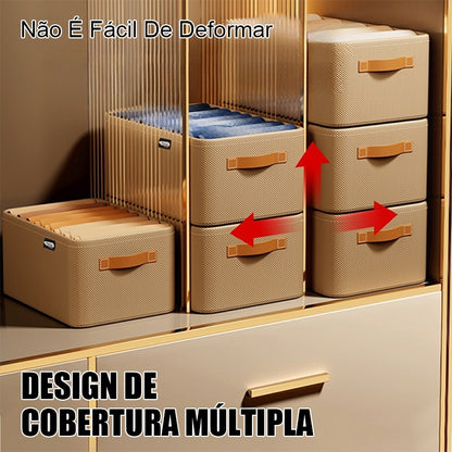 Cesto Organizador Dobrável em Tecido