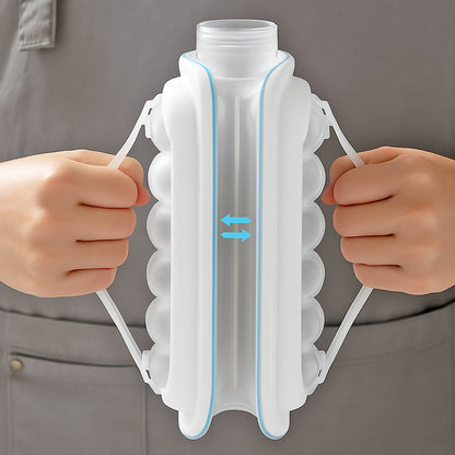 Garrafa para Bebidas com Esfera de Gelo em Silicone