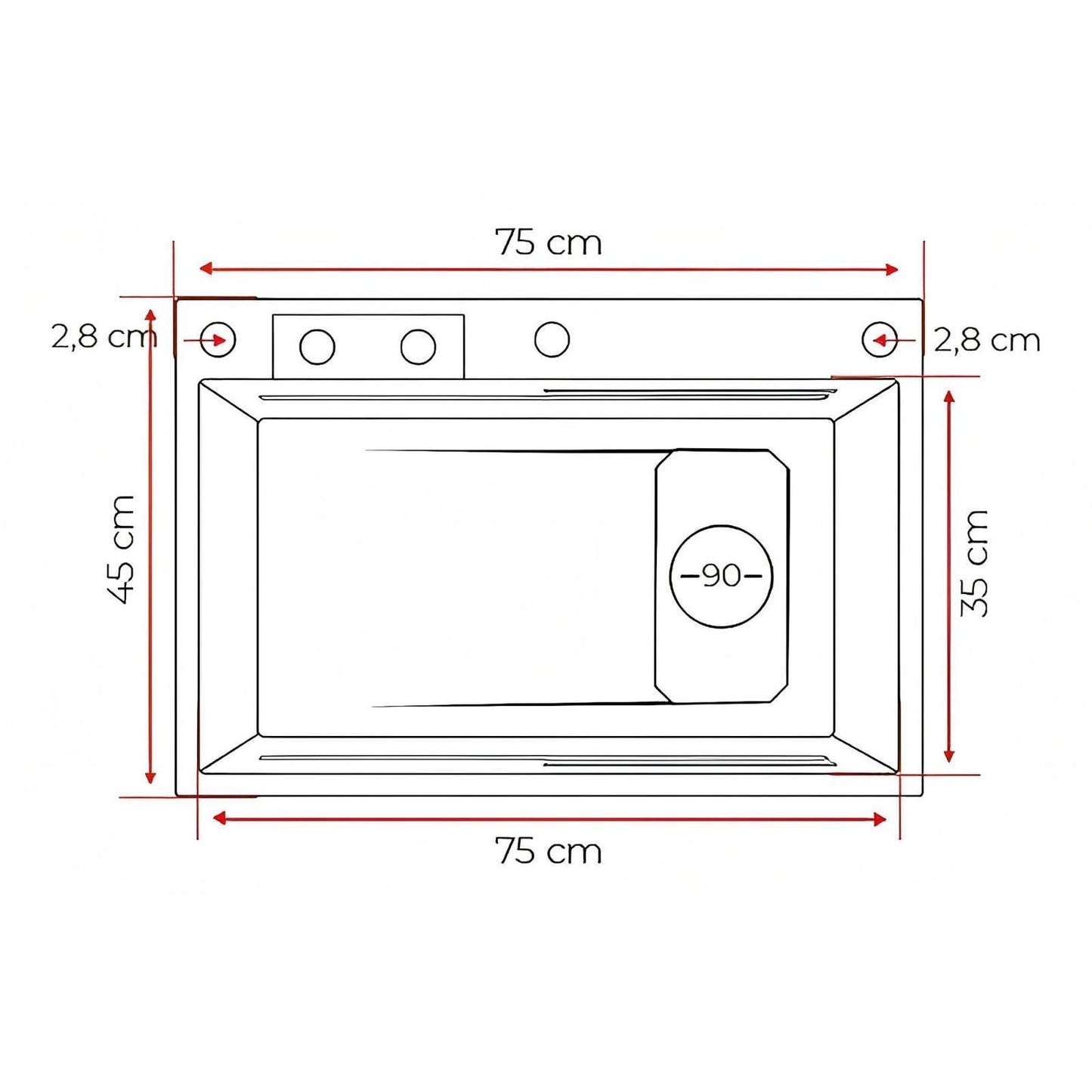 Torneira de Cozinha Luxo com Cascata e Bica Extensível em Inox 304