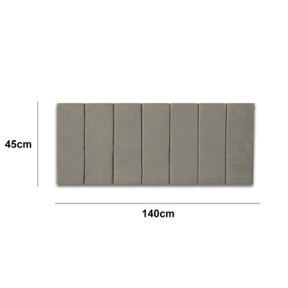 Cabeceira Modular Estofada com Fixação Autoadesiva