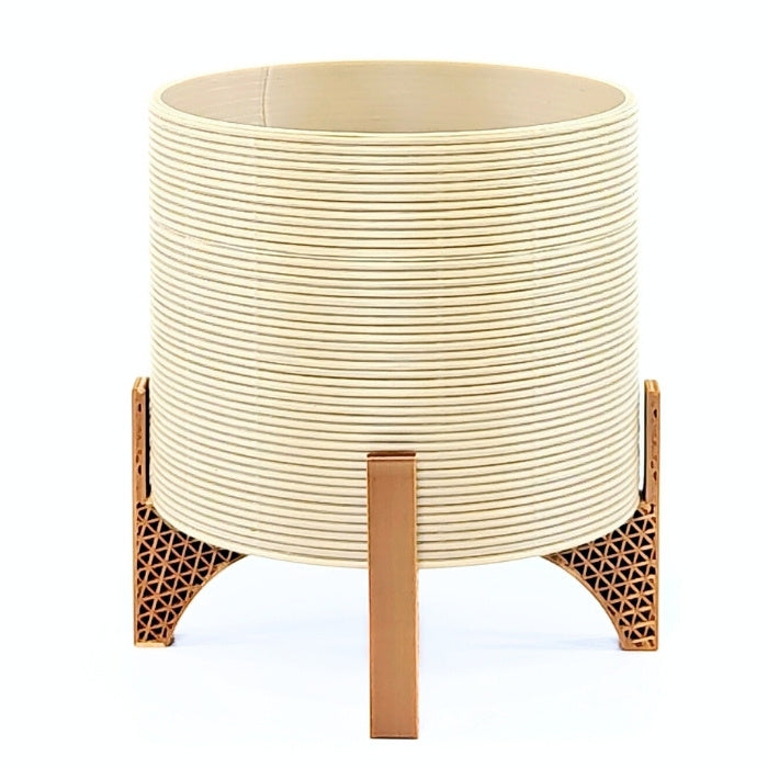 Vaso Cachepot Médio com Suporte para Plantas