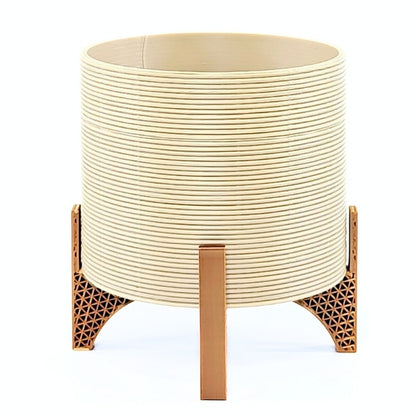 Vaso Cachepot Médio com Suporte para Plantas