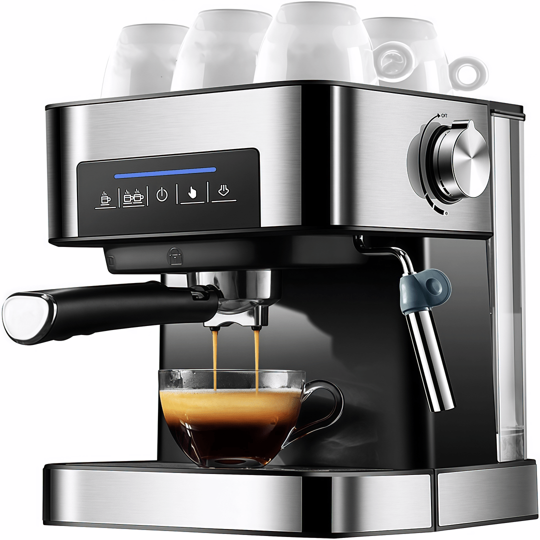 Máquina de Café Espresso Automática 1,6 L com Moedor Integrado