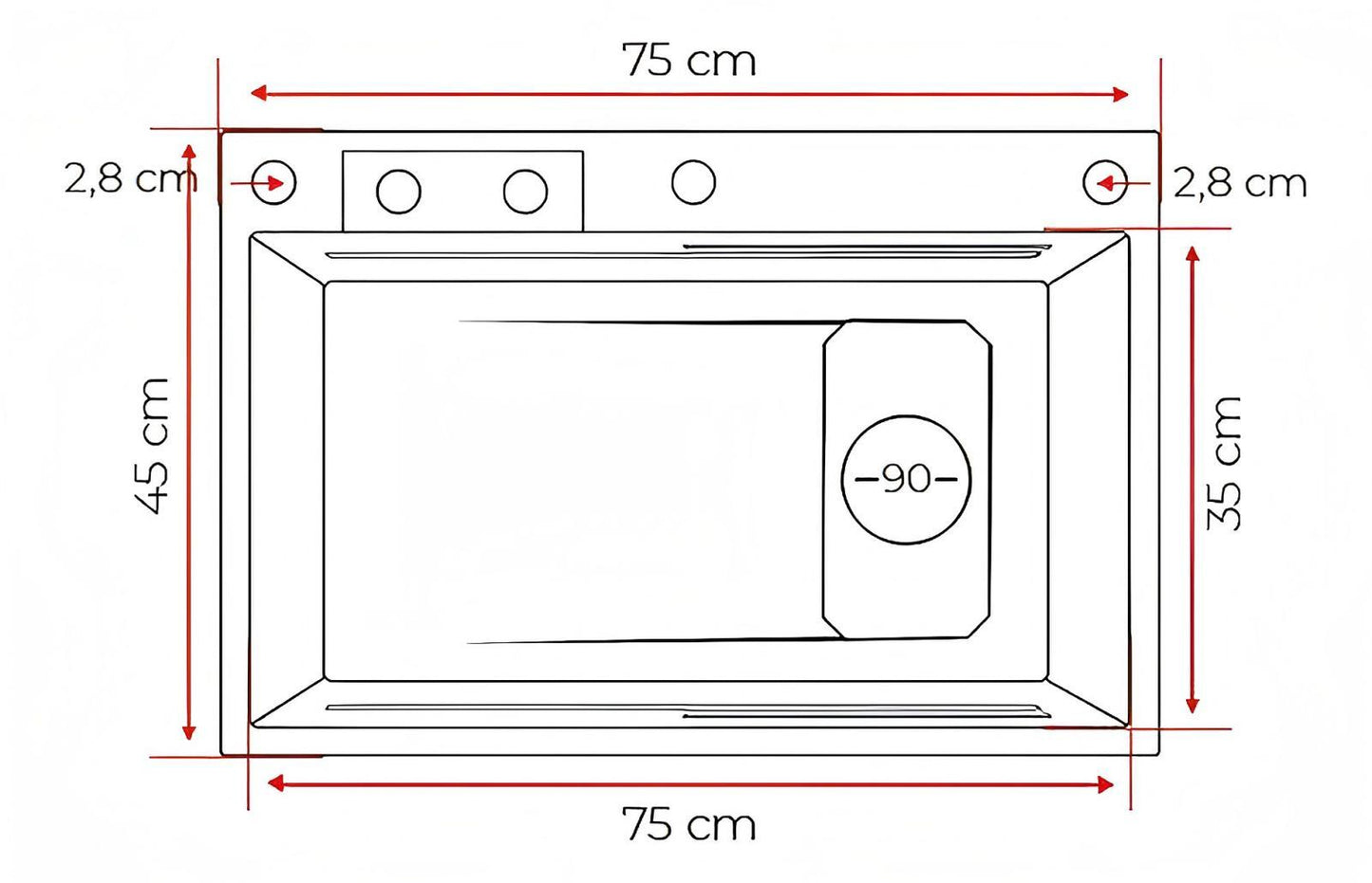 Torneira de Cozinha Luxo com Cascata e Bica Extensível em Inox 304