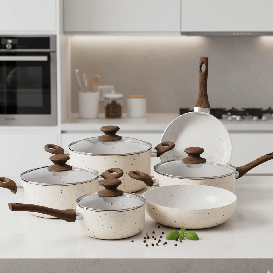 Jogo de Panelas Cerâmicas Antiaderentes Legacy