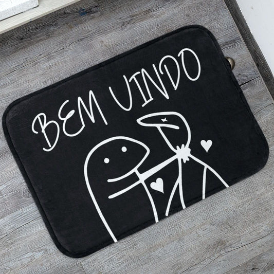 Capacho Decorativo Antiderrapante para Entrada