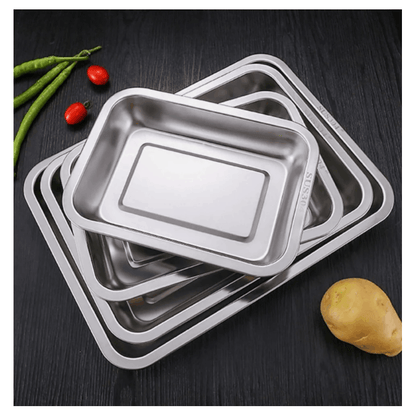 Forma Retangular de Aço Inoxidável Resistente para Forno e Cozinha