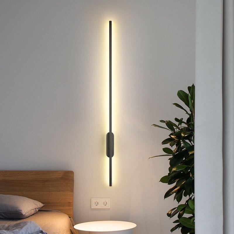 Luminária de Parede Linear LED com 3 Tons de Luz