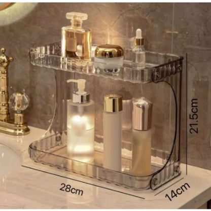 Suporte Acrílico para Cosméticos com Acabamento Diamantado