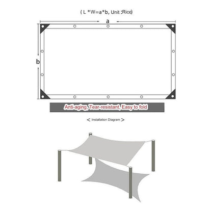Toldo Sombrite Proteção UV 90% para Área Externa