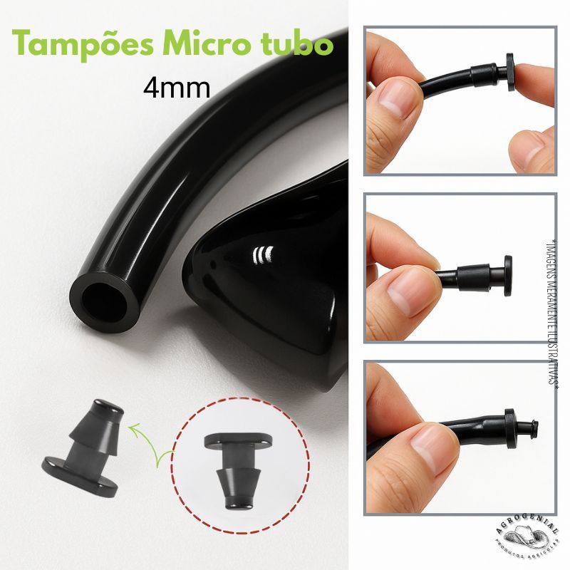 Kit Completo de Irrigação Automática para 35 Vasos com Gotejadores