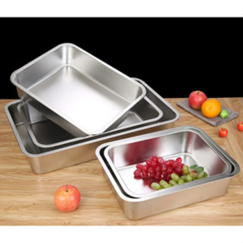 Forma Retangular de Aço Inoxidável Resistente para Forno e Cozinha