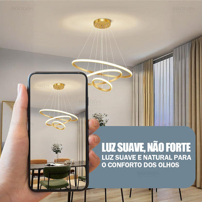 Lustre Pendente LED Nórdico
