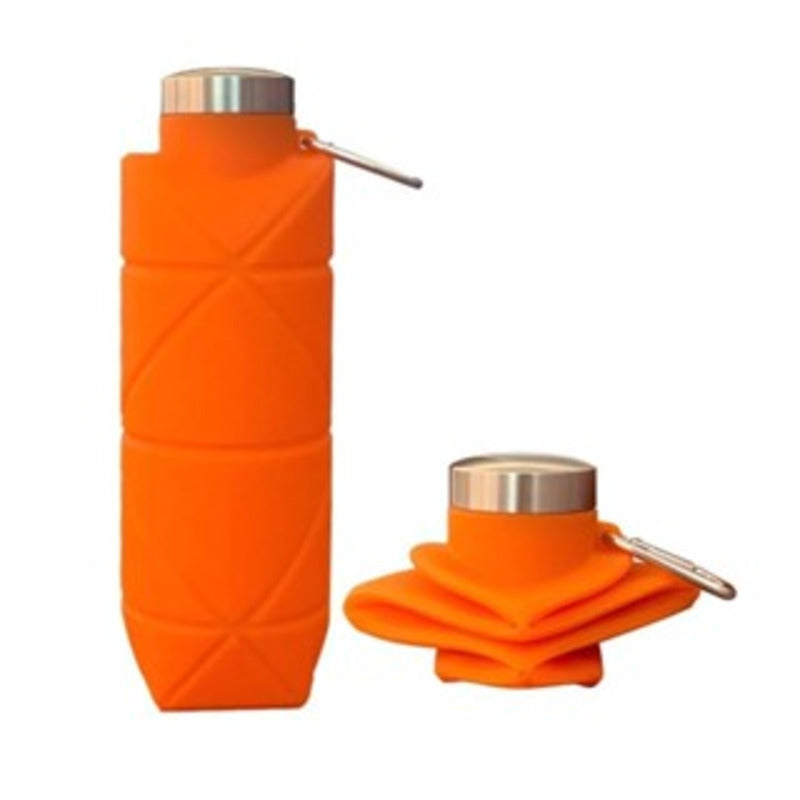 Garrafa de Água em Silicone Dobrável Portátil