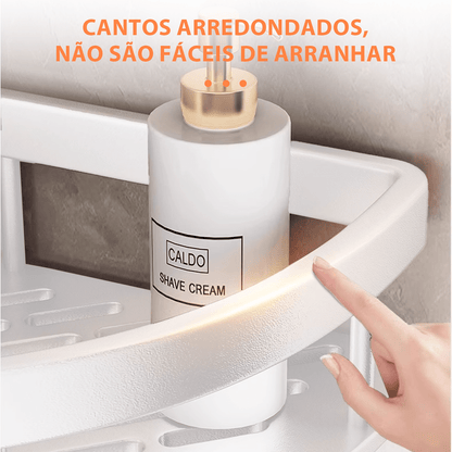 Suporte para Banheiro com Prateleira Multifuncional