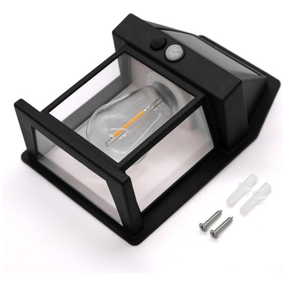 Luminária Solar de Parede Estilo Retrô – Kit com 2 Unidades