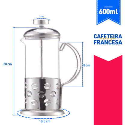 Cremeira Francesa de Inox 600ml