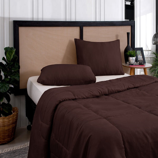 Jogo de Cama Queen Casal com 3 Peças – Super Macio (para Cama Box)