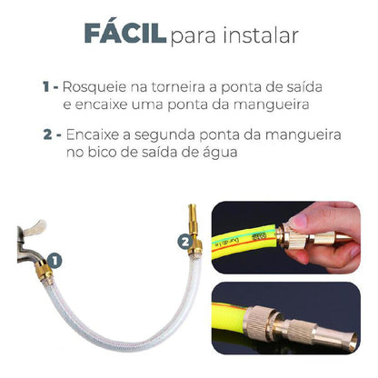 Bico Pulverizador de Alta Pressão 1/2” com Conector e Pistola