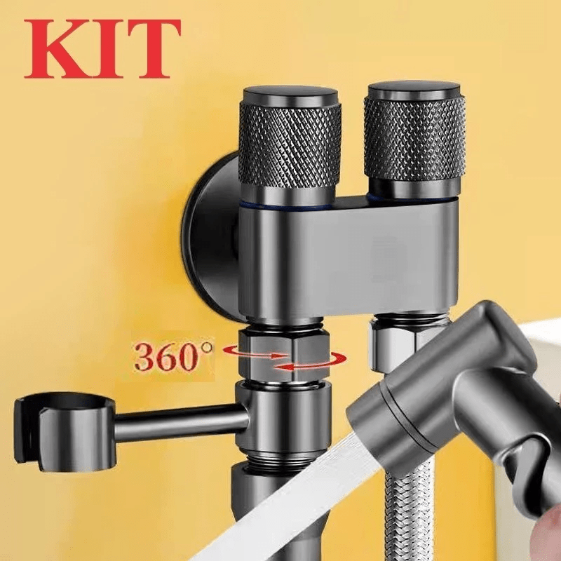 Kit Higiênico para Banheiro com Ducha Manual e Saídas 1/2"